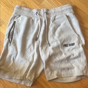 Full Send Tan Shorts Size Medium